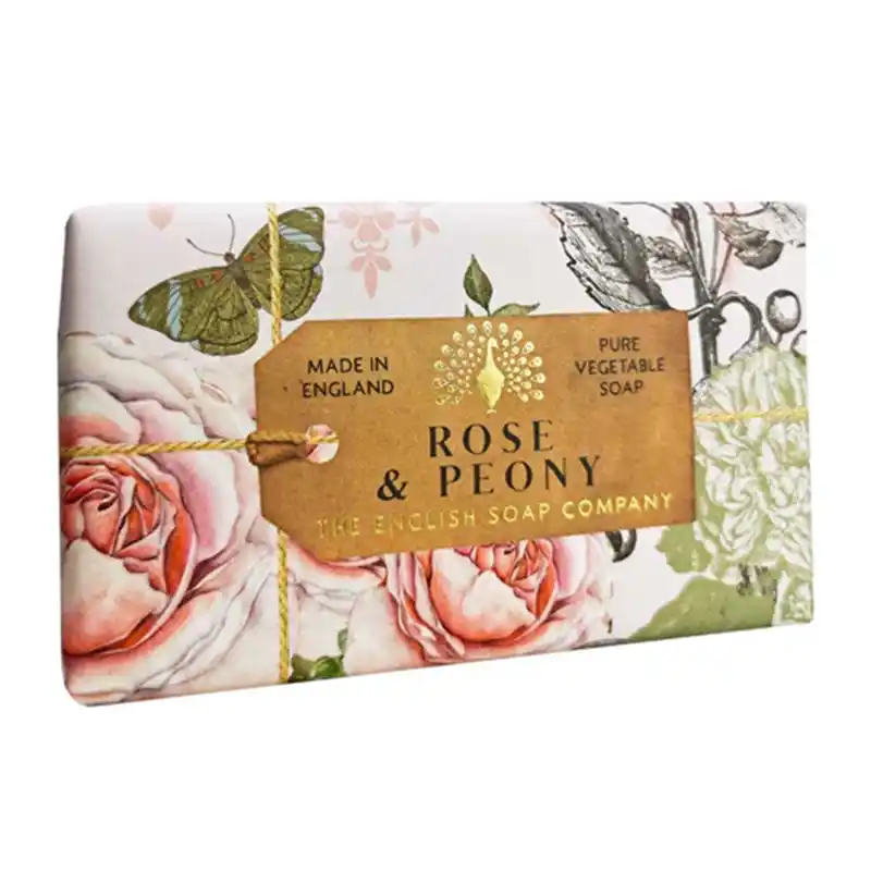 【THE ENGLISH SOAP COMPANY】ESCAソープ/ROSE&PEONY